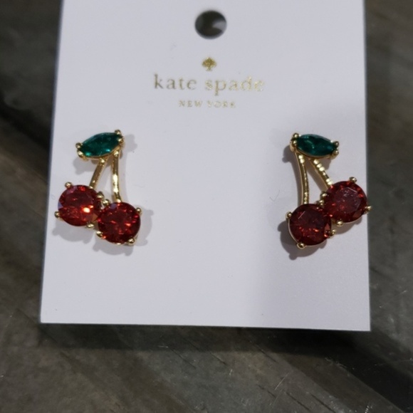 kate spade Jewelry - Kate Spade Cherry Stud Earrings